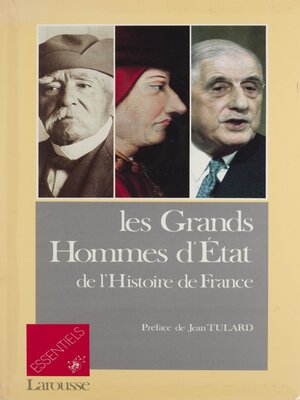 cover image of Les Grands Hommes d'État de l'histoire de France